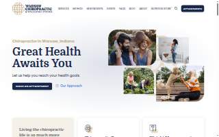 Warsaw Chiropractic & Wellness Center website