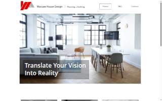 Warsaw House Design website