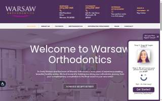 Warsaw Orthodontics website
