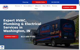 A & R Home Center website