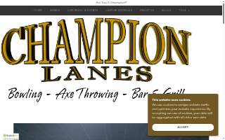 Champion Lanes website
