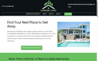 Gabhart Land Surveying website