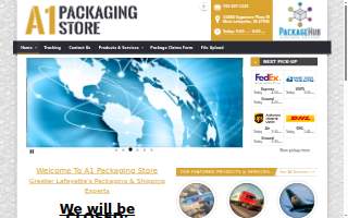 A1 Packaging Store of Lafayette website