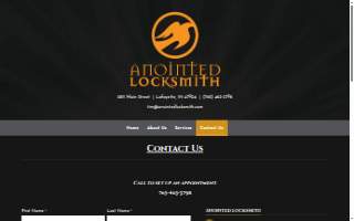 Anointed Locksmith website