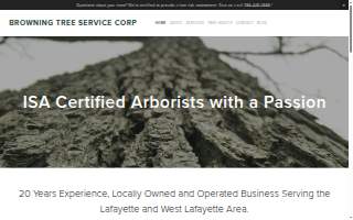 Browning Tree Service website