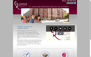 Candor Realty website