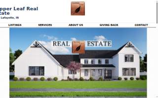 Copper Leaf Real Estate website