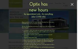Optix Optometry website