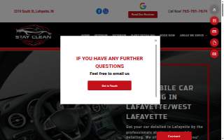 Stay Clean Mobile Detailing of West Lafayette website