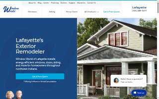 Window World of Lafayette website