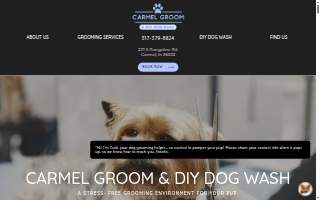 Carmel Groom & DIY Dog Wash website