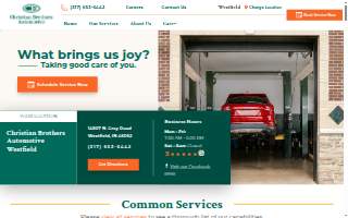 Christian Brothers Automotive Westfield website