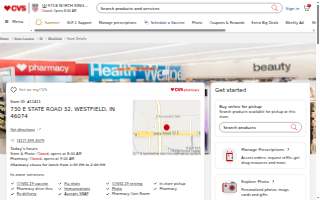 CVS Pharmacy website