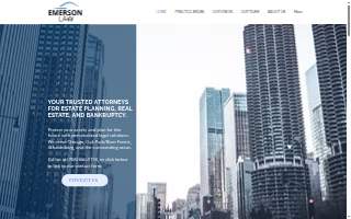 Emerson Divorce and Accident Injury Attorneys LLC website