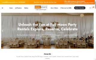 Full moon party rentals website