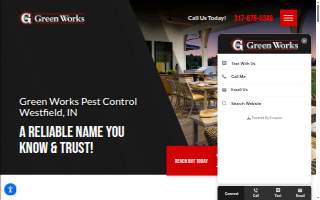 Green Works Pest Control website