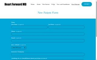 Heart Forward MD website