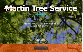 Martin Tree Service of Westfield website