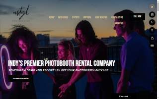 Nstyl Photobooths of Frankfort website