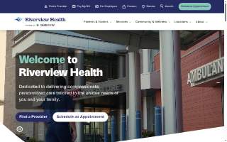 Riverview Health Physicians Orthopedics & Sports Medicine website