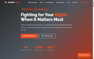 Stidham Legal website