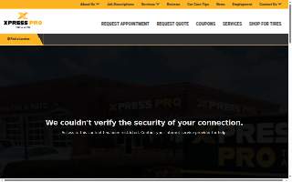 Xpress Pro Tire & Auto Westfield website