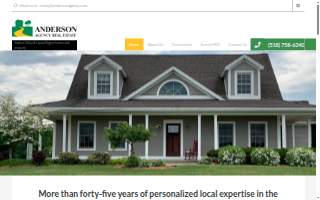 Anderson Agency website