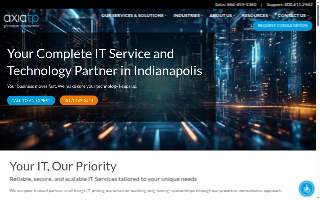Axia Technology Partners website
