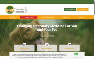 Community Pet Healthcare website
