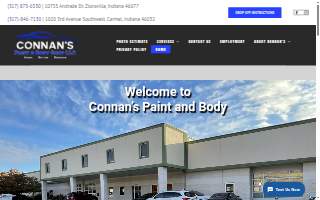 Connan's Paint & Body Shop LLC website