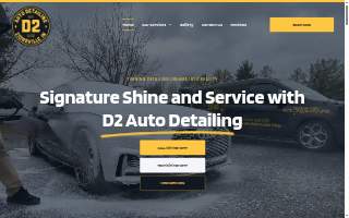 D2 Auto Detailing website