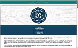 Distinctive Cremation website