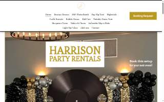 Harrison Party Rentals website