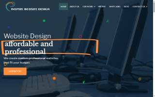 Inspire Website Design of Zionsville website