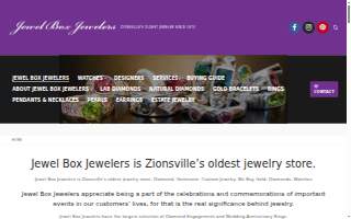 Jewel Box Jewelers website