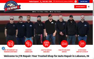 JTR Repair Lebanon of Zionsville website