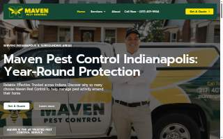 Maven Pest Control website