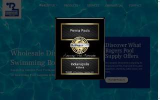 Rogers Pool Supply website
