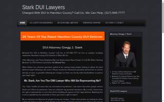 Stark DUI Lawyers of Zionsville website