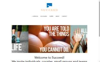 Succeed Personal Training website