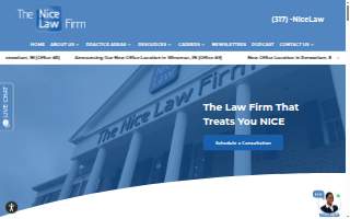 The Nice Law Firm, LLP of Zionsville website