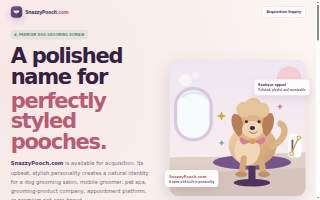 The Snazzy Pooch LLC website