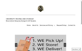 University Moving and Storage of Zionsville website