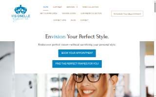 Visionelle Eyecare Inc. website