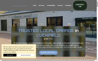 Barkers Garage website