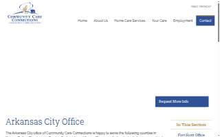 Community Care Connections of Arkansas City website