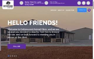 Cottonwood Animal Clinic website