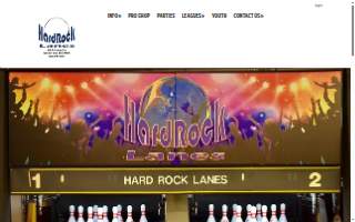Hard Rock Lanes website