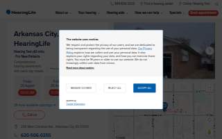 HearingLife of Arkansas City KS website