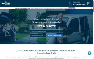 Inszone Insurance Services of Indio website
